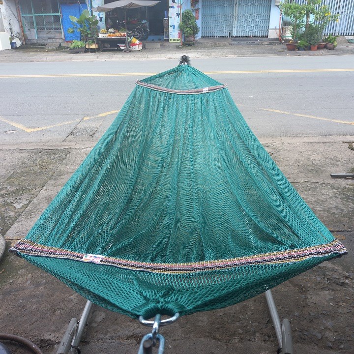 lưới võng xếp chính hãng 2 lớp cỡ lớn cán thép cỡ đại giá xưởng bảo hành 1 năm