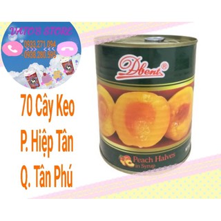 Đào ngâm Dbent đóng hộp lon 850gr