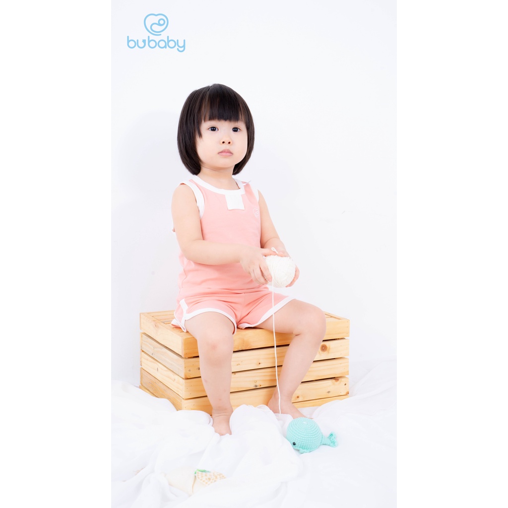 Bộ quần áo sát nách Buganik Imprint BU Baby