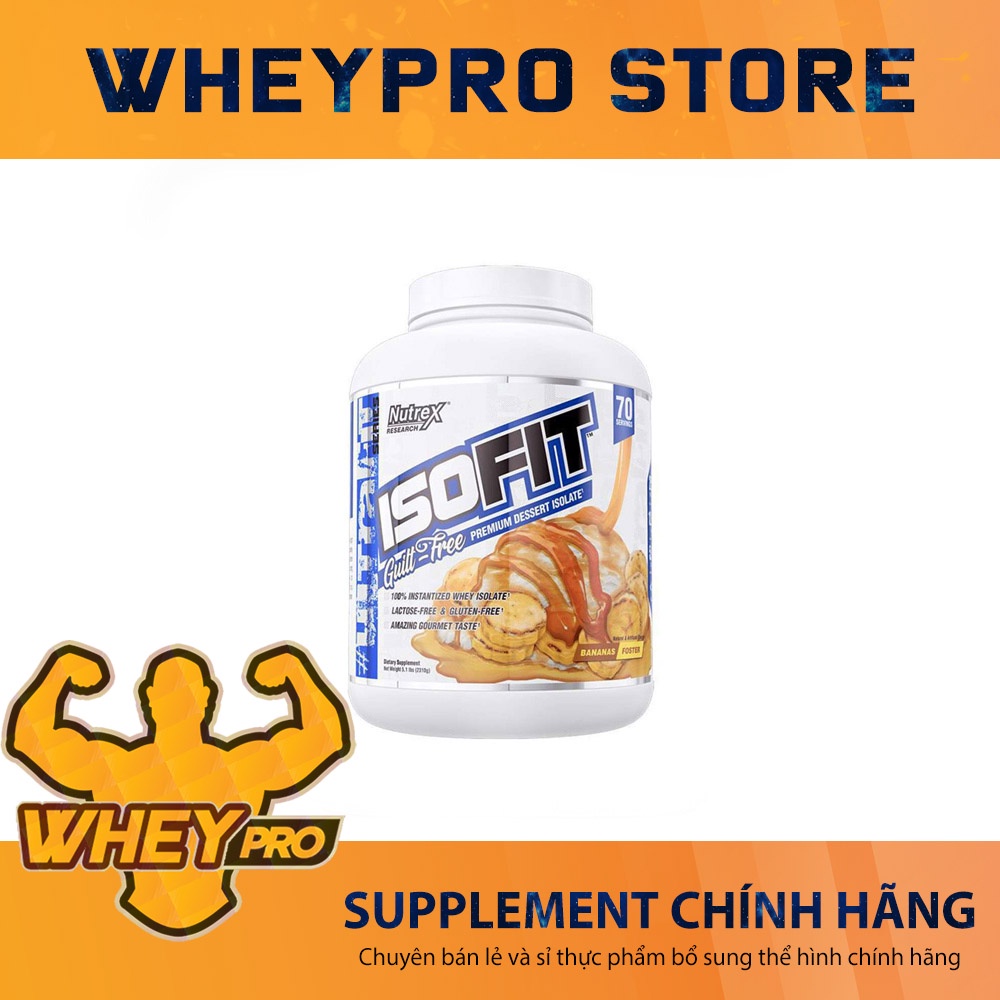 Nutrex Isofit - Sữa Whey Protein Isolate 100% Iso Fit