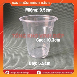 50 cốc nhựa dùng 1 lần dung tích 140ml 220ml 280ml 300ml 400ml 500ml