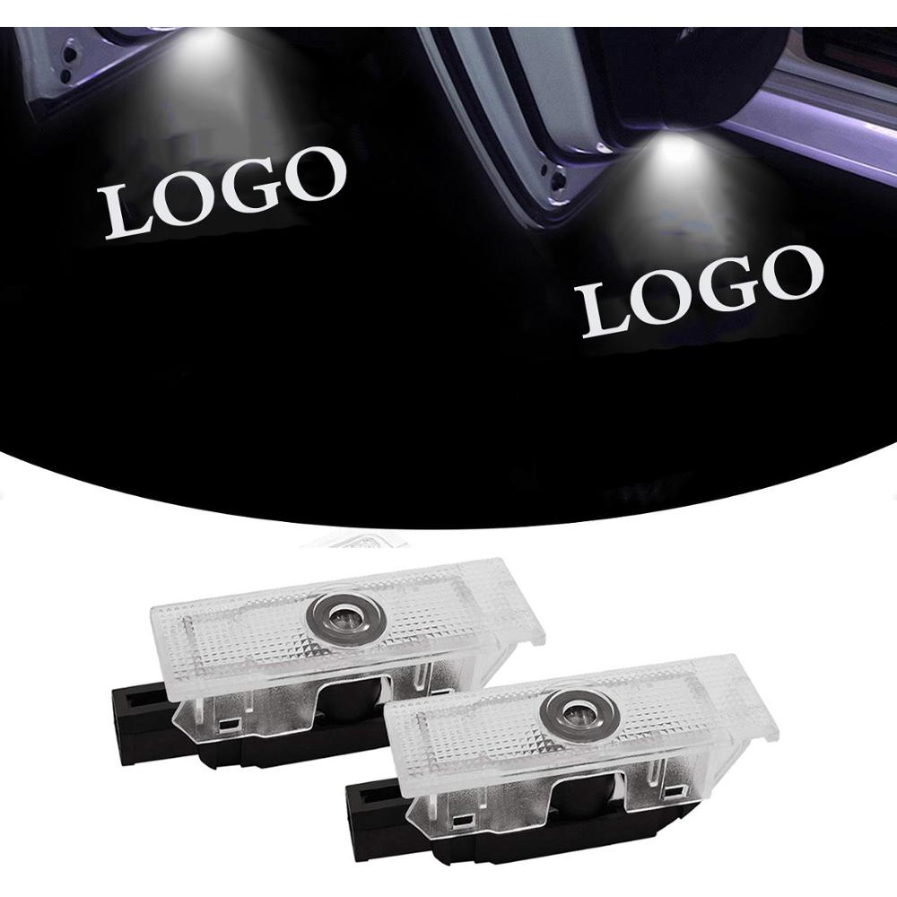 Đèn LED Chào Mừng Đèn Cửa Ô Tô Logo Máy Chiếu Laser Tự Động Chiếu Sáng Bóng Ma Luces Cho Dodge Chall