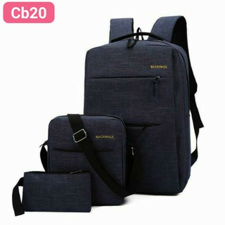COMBO BALO NAM NỮ BACKPACK 3 MÓN