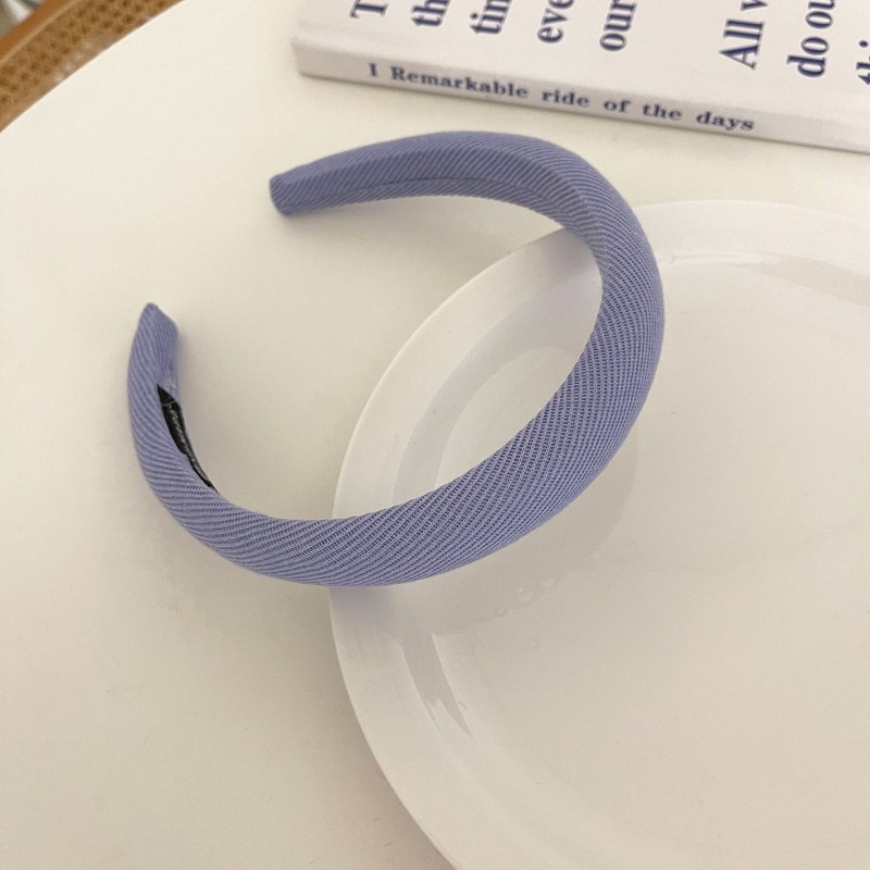 Cài tóc vải màu trơn đơn giản thời trang