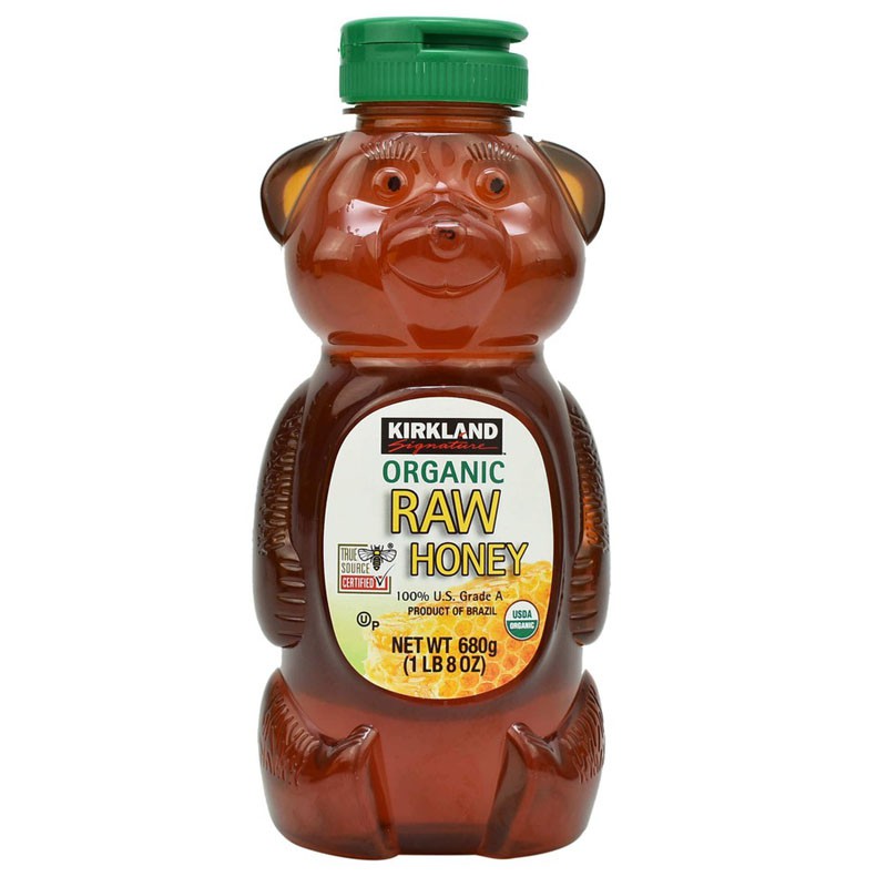 Mật Ong Kirkland Organic Raw Honey của Mỹ 680g – 04/2022
