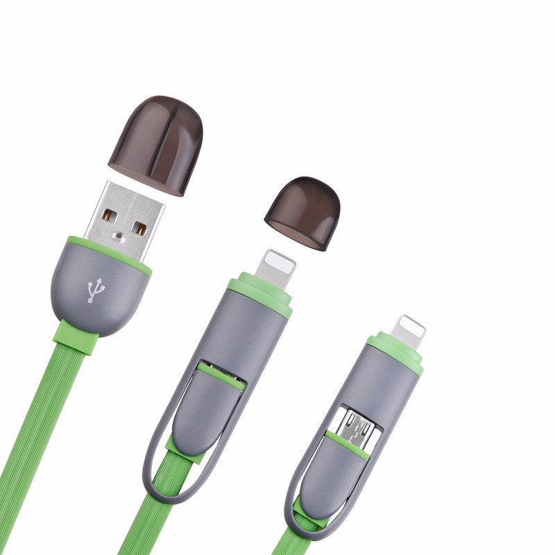 Dây cáp sạc đôi 2 trong 1 cho cả ĐT IPvà Androi