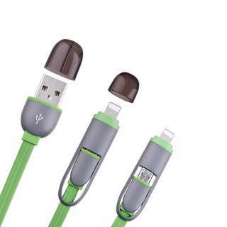 Dây cáp sạc đôi 2 trong 1 cho cả ĐT IPvà Androi