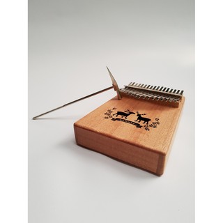 RẺ BẤT NGỜ Đàn Kalimba 17 phím Hươu gỗ Mahogany Full phụ kiện