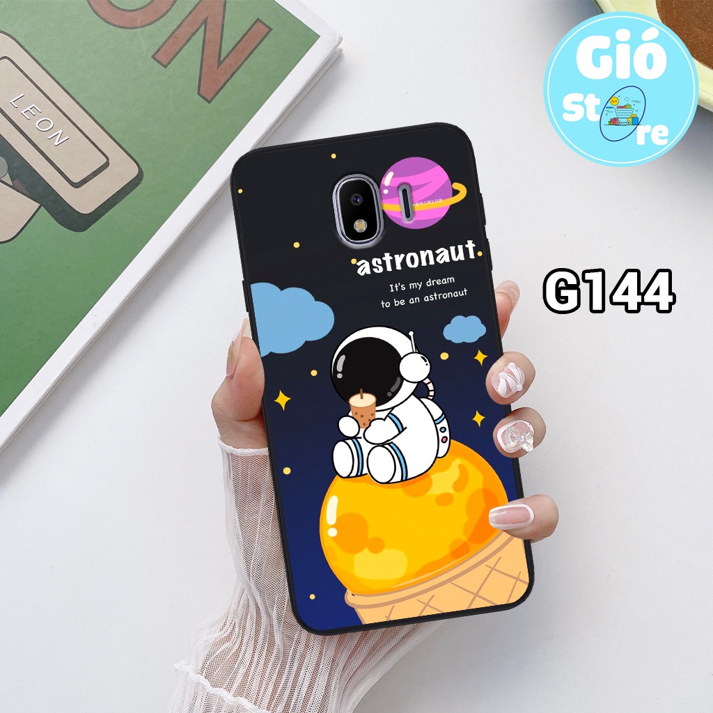 Ốp lưng SAMSUNG J2 PRO/ J2 CORE/ J4 - Ốp điện thoại SAMSUNG in hình vũ trụ, phi hành gia,lưng nhựa cứng viền dẻo