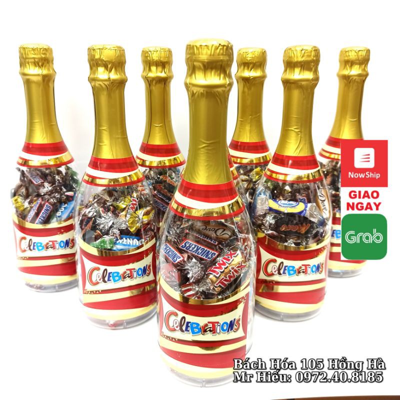 [Mã GROSALE2703 giảm 8% đơn 250K] [T9/2021] Kẹo socola Celebrations tổng hợp 312g