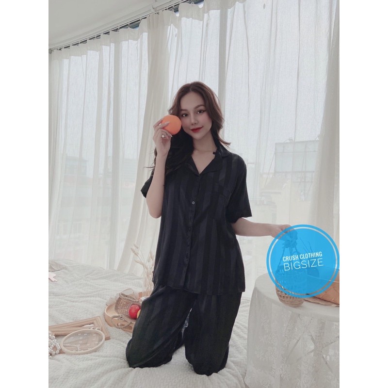 [Mẫu Đẹp] Pyjama Đồ Bộ Bigsize 55-100kg Diện cực Đẹp Chất Gấm Cao Cấp