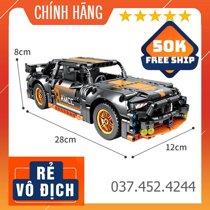 Đồ Chơi Lắp RápFreeshipLego Siêu Xe Đua Thể Thao Racing Kaizhi 1029