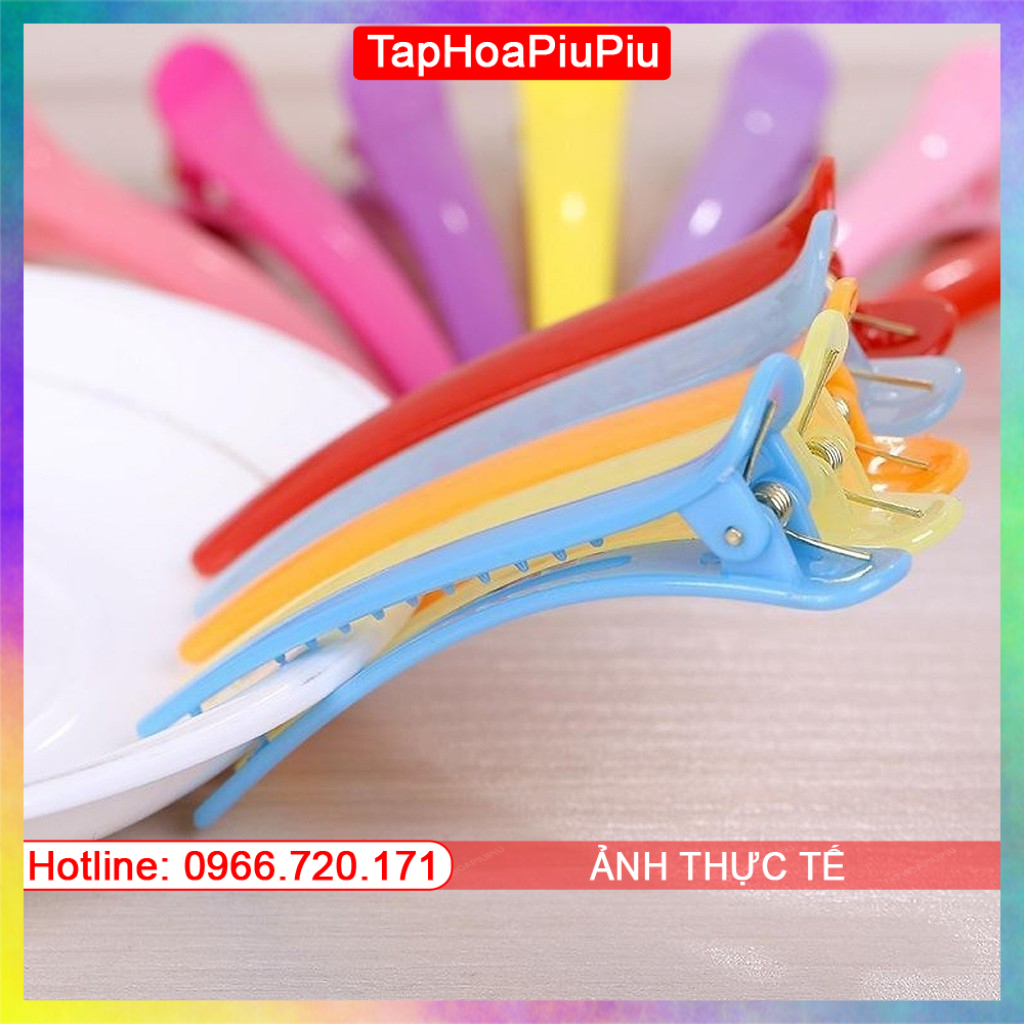 [COMBO 10] KẸP MỎ VỊT NHỰA 8CM KUTE NHIỀU MÀU DỄ THƯƠNG