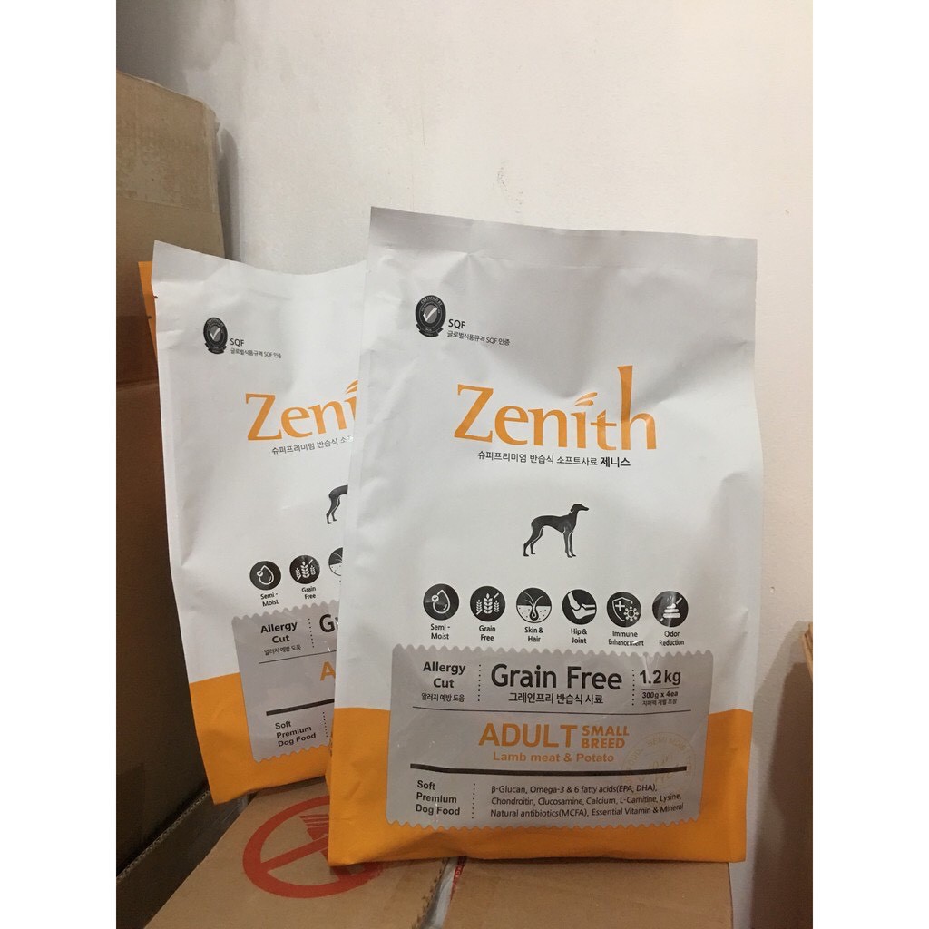 Thức ăn cho chó hạt mềm Zenith túi 1,2 kg