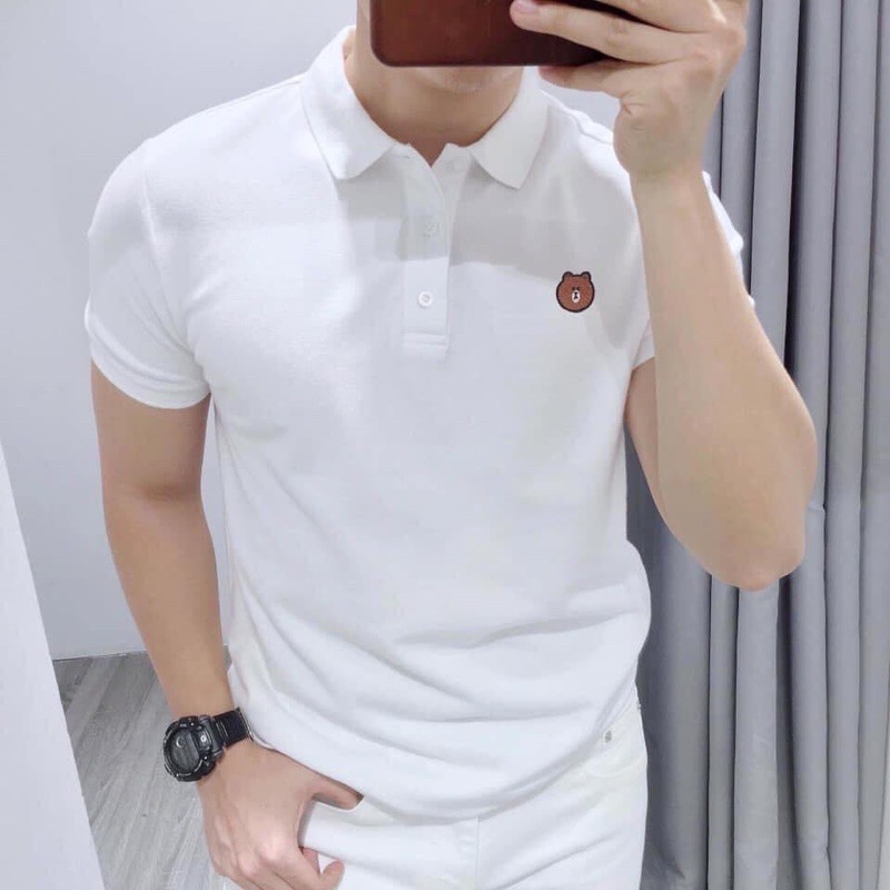 [ẢNH THẬT] ÁO POLO CỔ BẺ COTTON GAI MỀM MỊN, ảnh thật shop tự chụp | BigBuy360 - bigbuy360.vn