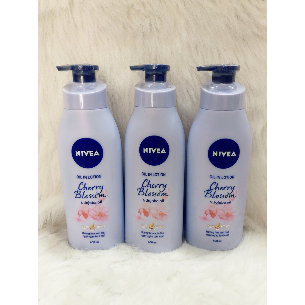 Sữa Dưỡng Thể Nivea Hương Hoa Anh Đào (400ml)