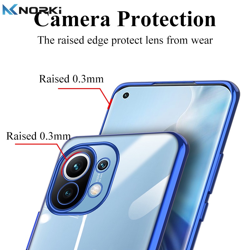 Ốp Điện Thoại TPU Mềm Siêu Mỏng Trong Suốt Mạ Viền Cho OPPO Reno 7Z 7Pro 6 6Pro A58 A54 A55 A74 A94 A95 A96