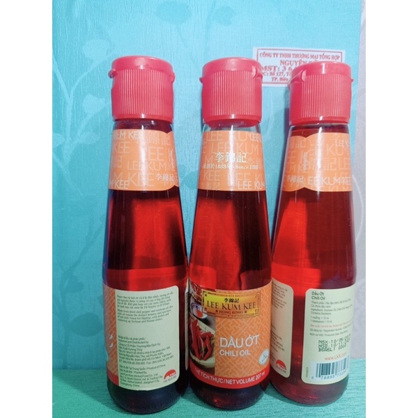 Dầu ớt Lee kum kee 207ml/ Chili Oil Lee kum kee