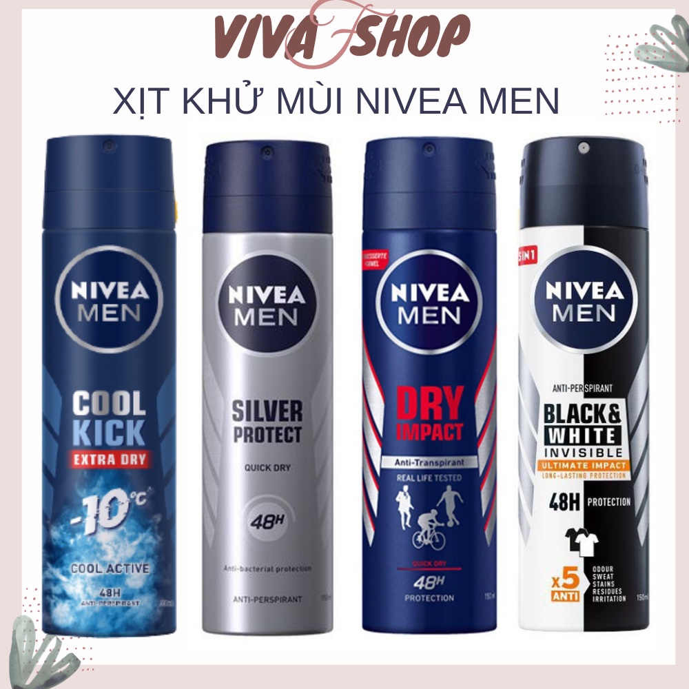 Xịt thơm nam NIVEA Men Anti-Perspirant 150ml /Sịt xịt khử nam