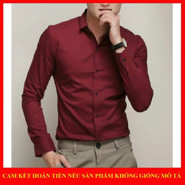 [KHÔNG NHĂN] áo sơ mi nam phong cách đơn giản lịch sự nhiều màu lựa chọn | BigBuy360 - bigbuy360.vn