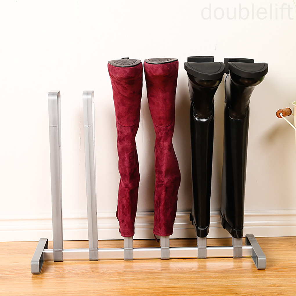 Boot Rack Stainless Steel Snow Boot Support Storage Shelf Shoes Standing Organizer Holder doublelift store