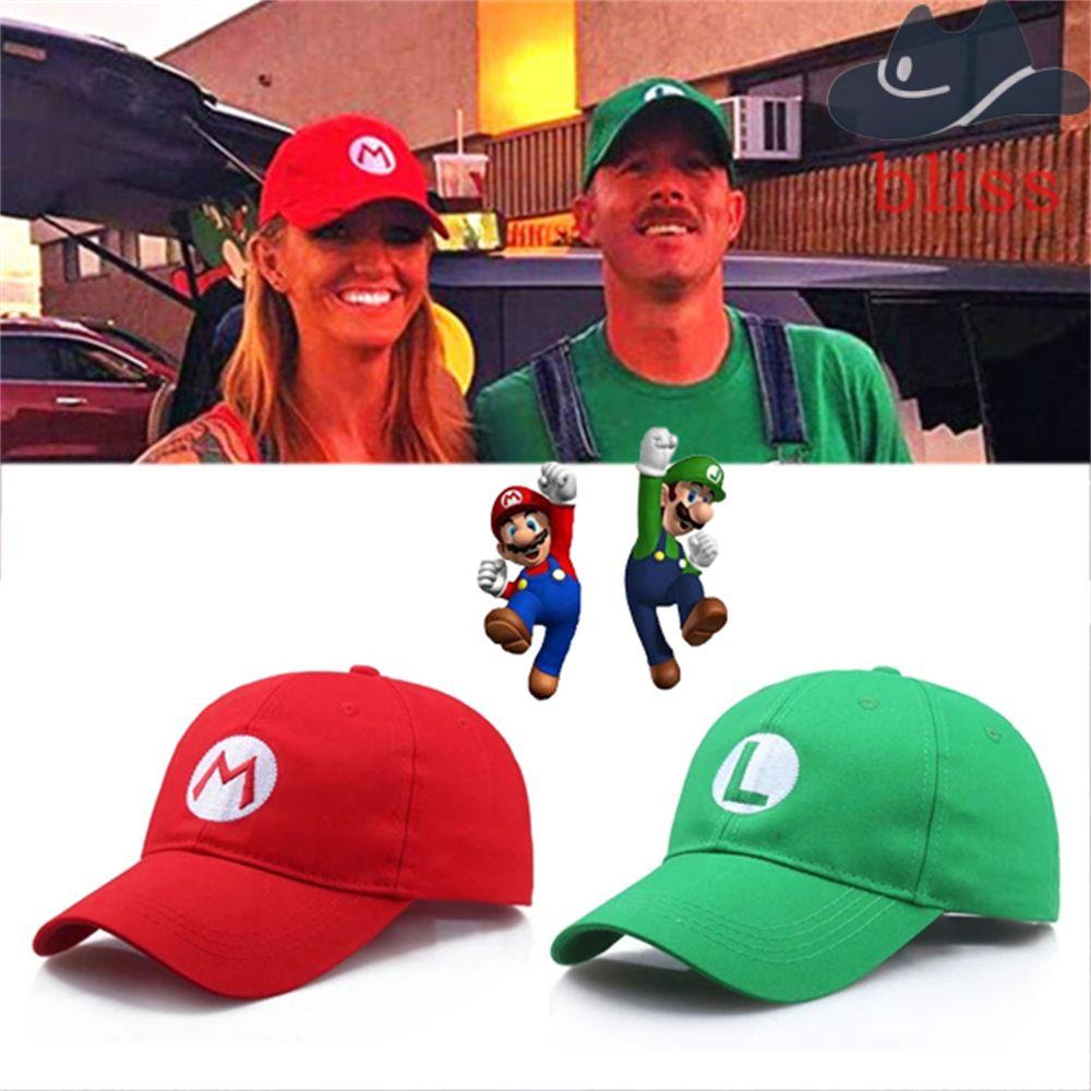 Mũ Lưỡi Trai Thể Thao Hóa Trang Super Mario Odyssey Luigi Bros Thời Trang Unisex