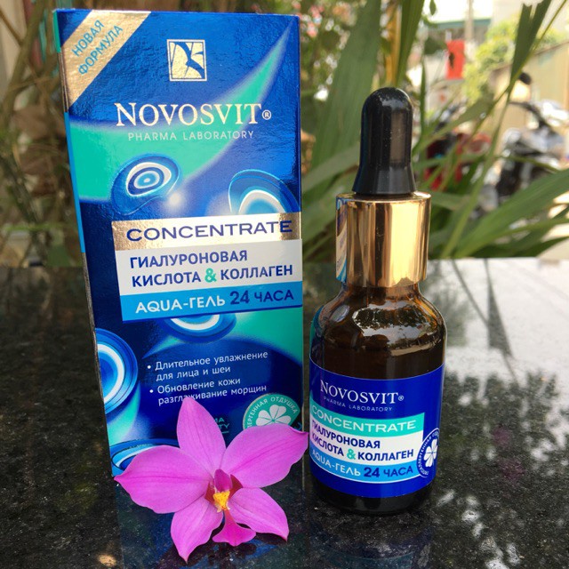 Huyết thanh Novosvit xanh cung cấp collagen và dưỡng ẩm cho da