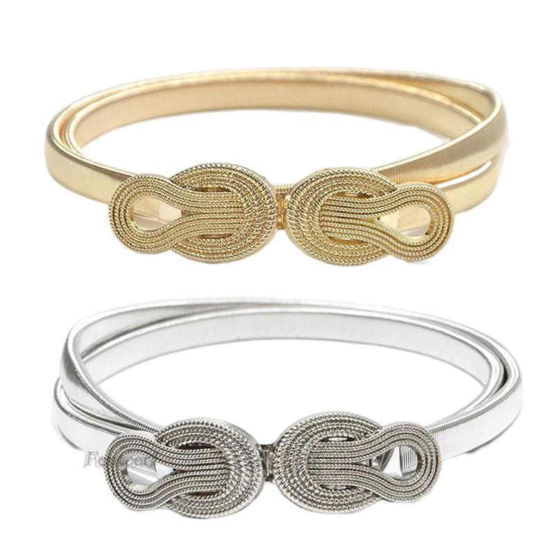 Thắt Lưng Co Giãn Phối Kim Loại Mỏng 1 Kiểu Cho Cô Dâu