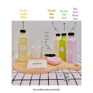 Trà sữa 4 vị cốt trà thơm đậm đà