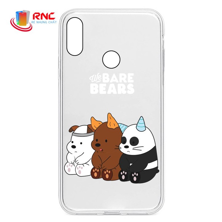 Ốp lưng Xiaomi Redmi 5+/Redmi Not 7/Redmi 8/ ...trong in hình gấu kute