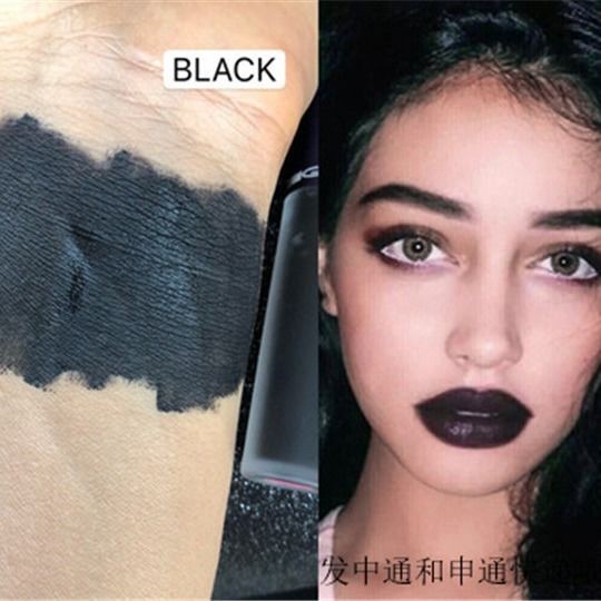 Son kem lì màu nâu đậm không phai phong cách Âu Mỹ màu nâu đậm / đen