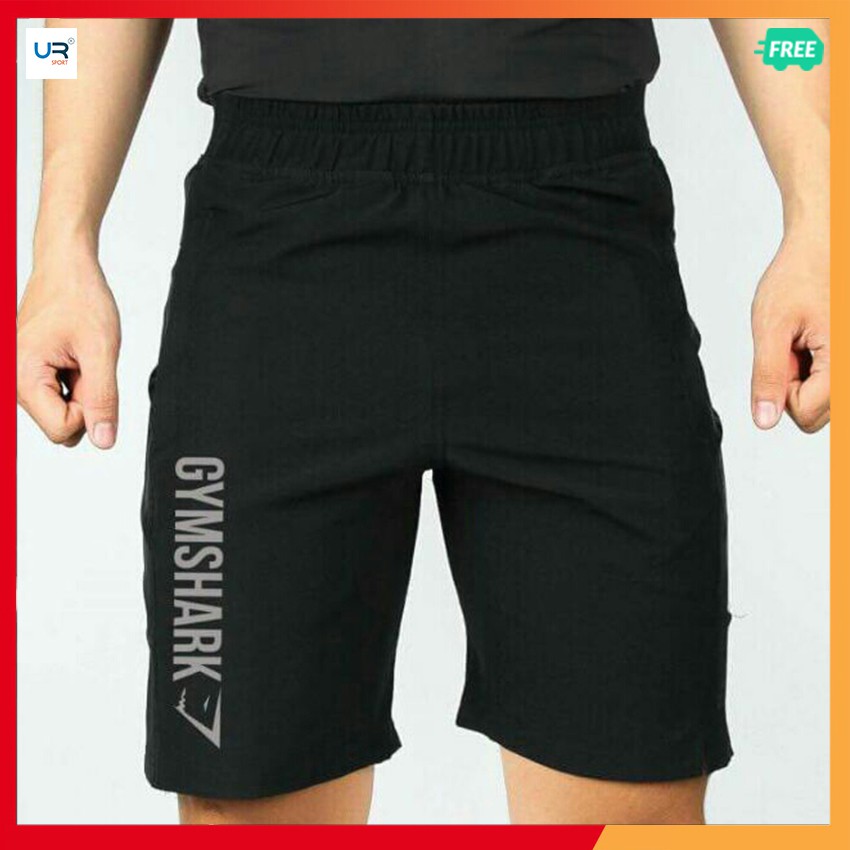 Quần tập gym nam chuyên thể thao ,chất liệu thun co giãn 4 chiều , có 3 túi và khóa kéo chắc chắn|ursport