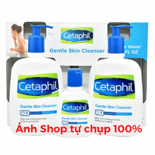 Sữa Rửa Mặt Dịu Nhẹ Dành Cho Da Nhạy Cảm Cetaphil Gentle Skin Cleanser, SRM Cetaphil 125ml, 500ml, 591ml SRM1005