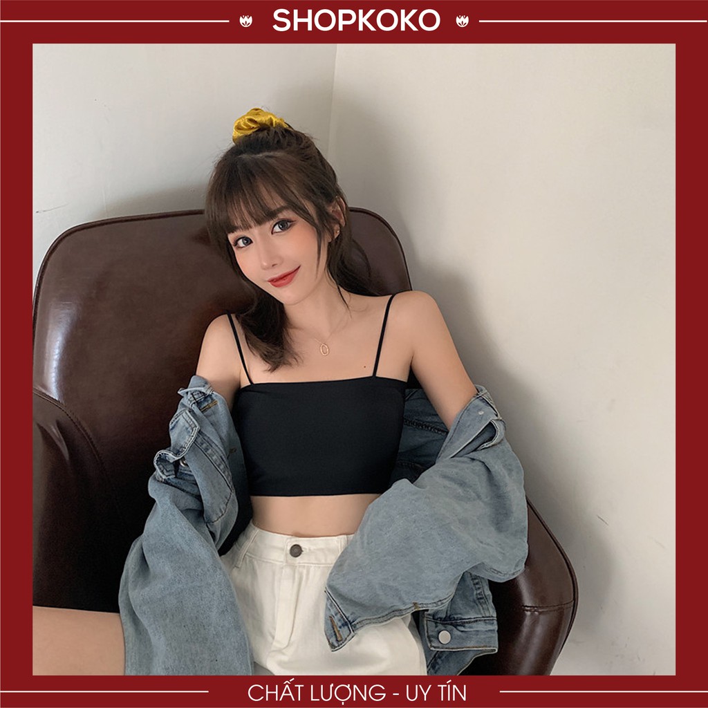 Áo Bra Đúc Su Quây 2 Dây Chất Mát Lịm A8881 | BigBuy360 - bigbuy360.vn