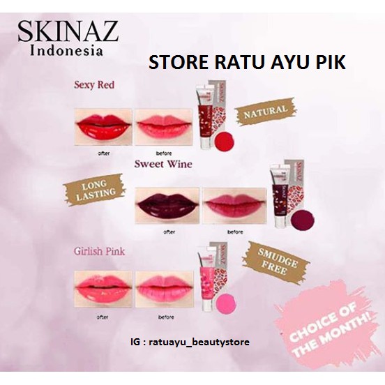 (Hàng Mới Về) Hình Xăm Môi Skinaz 14.5ml