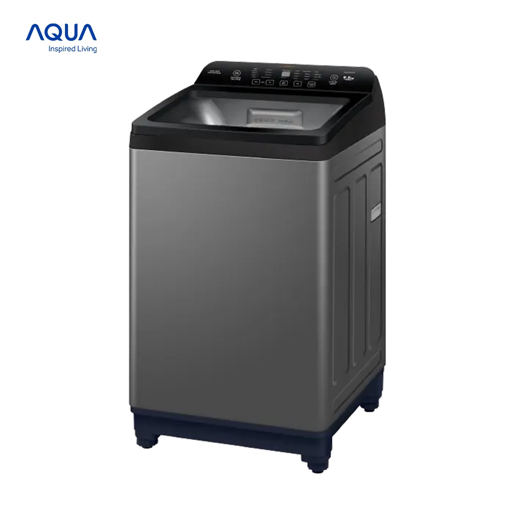 Máy giặt cửa trên 9.5kg Aqua AQW-FR95HT.S - Miễn phí lắp đặt