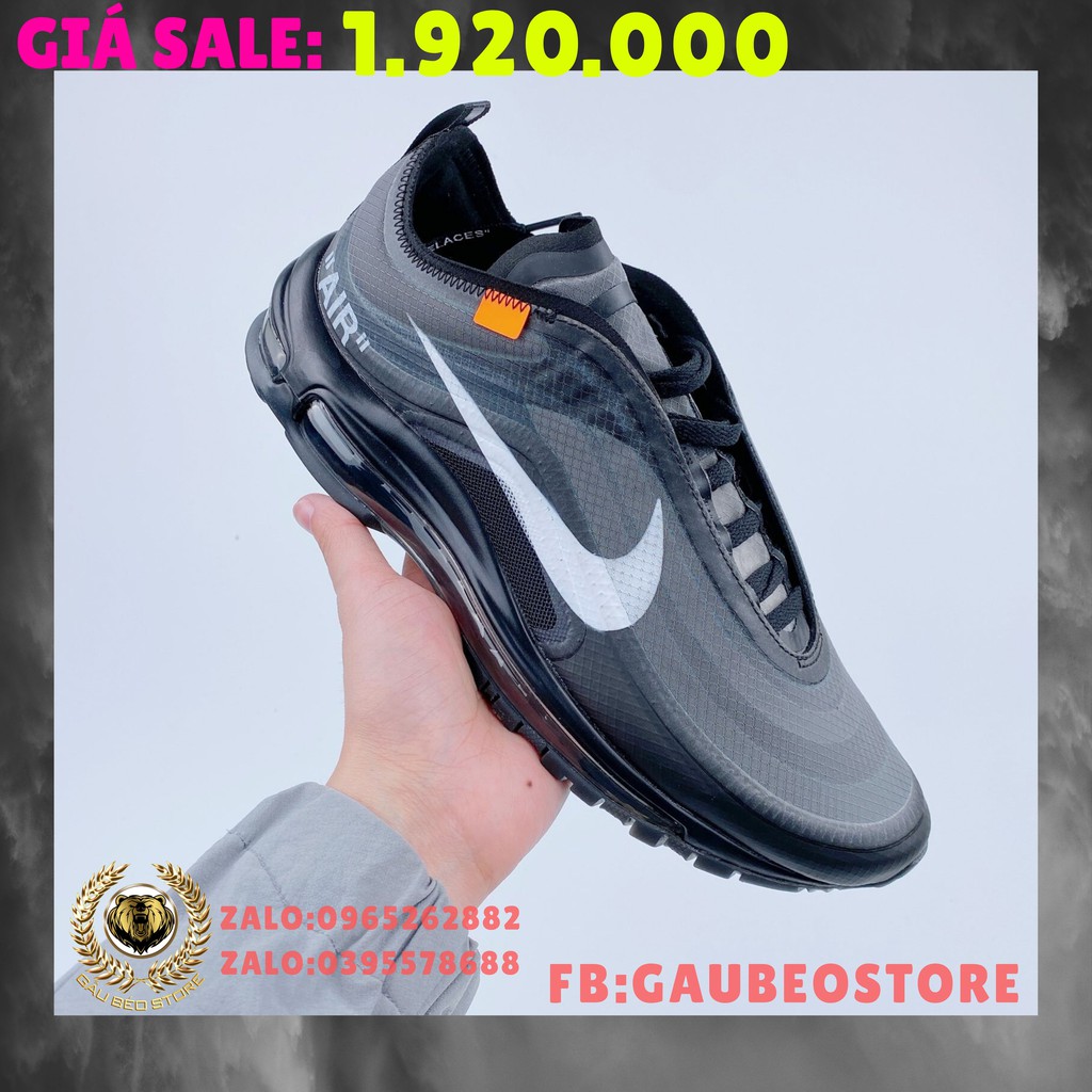 📦 FULLBOX 🌐 ORDER  🎀 SALE 50% 🎀 💯 ẢNH THẬT 🏷 Air Max 97 x OFF-WHITE 🏷 👟 GIÀY NAM NỮ 👟