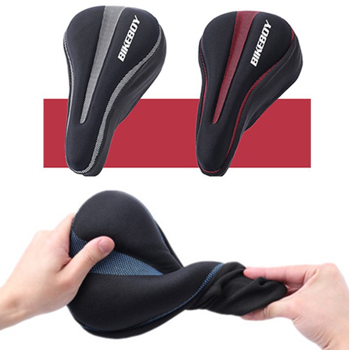 (Tặng Qùa) Bọc Yên Xe Đạp Thể Thao Loại GEL Bike Boy Cao Cấp, Êm Ái Thoáng Khí Tặng Kèm Bọc Trùm Yên