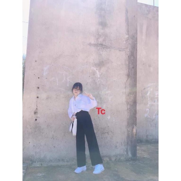 quần ống rộng chất tuyết mưa | BigBuy360 - bigbuy360.vn