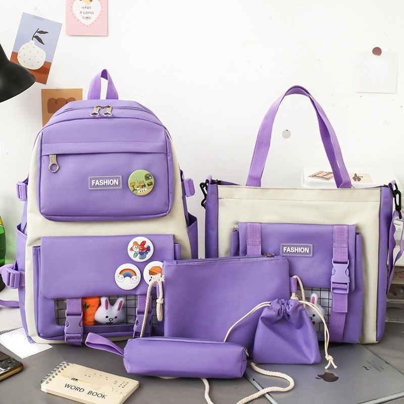 IELGY Ba Lô Đeo Vai Vải canvas Cỡ Nhỏ Thời Trang Cho Học Sinh