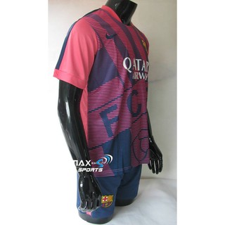 Bộ quần áo bóng đá Barca hồng