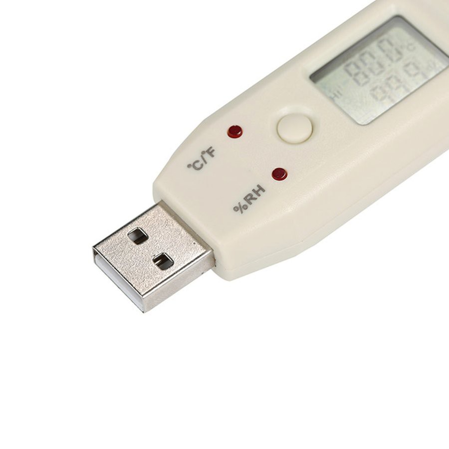 Máy đo độ ẩm và nhiệt độ kỹ thuật số BENETECH GM1365 cổng USB chất lượng cao kèm phụ kiện