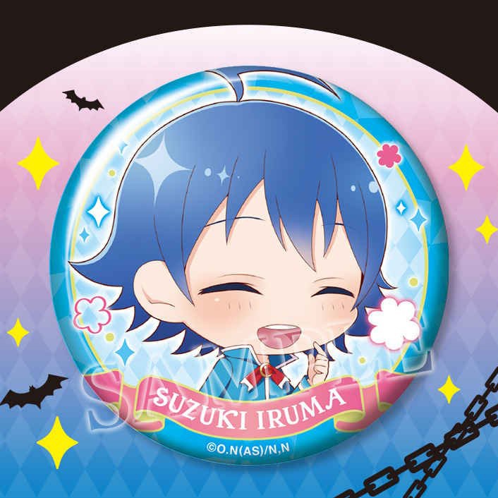 Combo 8 huy hiệu cài áo IN HÌNH Mairimashita! Iruma-kun Iruma giá đáo! ver đầu to anime chibi dễ thương tiện lợi