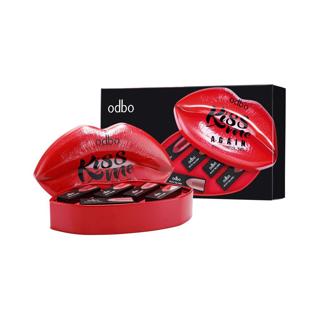 Set Son Odbo Kiss Me Again Mini Lipstick OD525