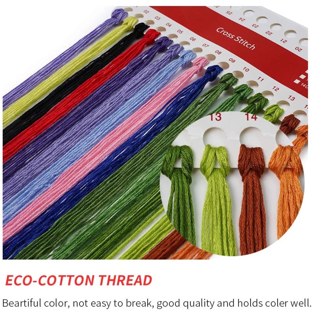 Bộ Tranh Thêu Chữ Thập Tự Làm Hình Hổ Con DIY