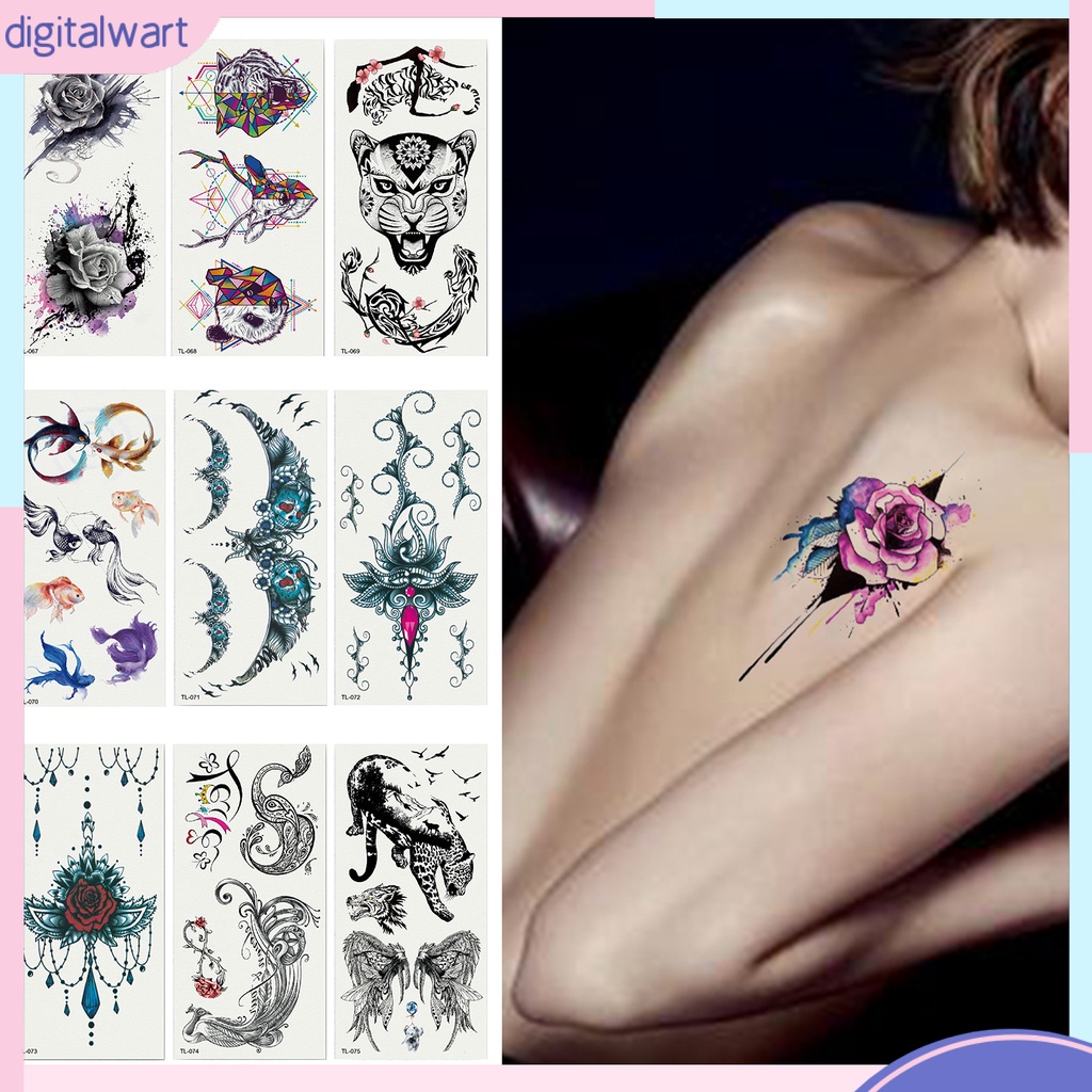 Nhãn dán hình xăm tạm thời nhiều kiểu xinh xắn lựa chọn
