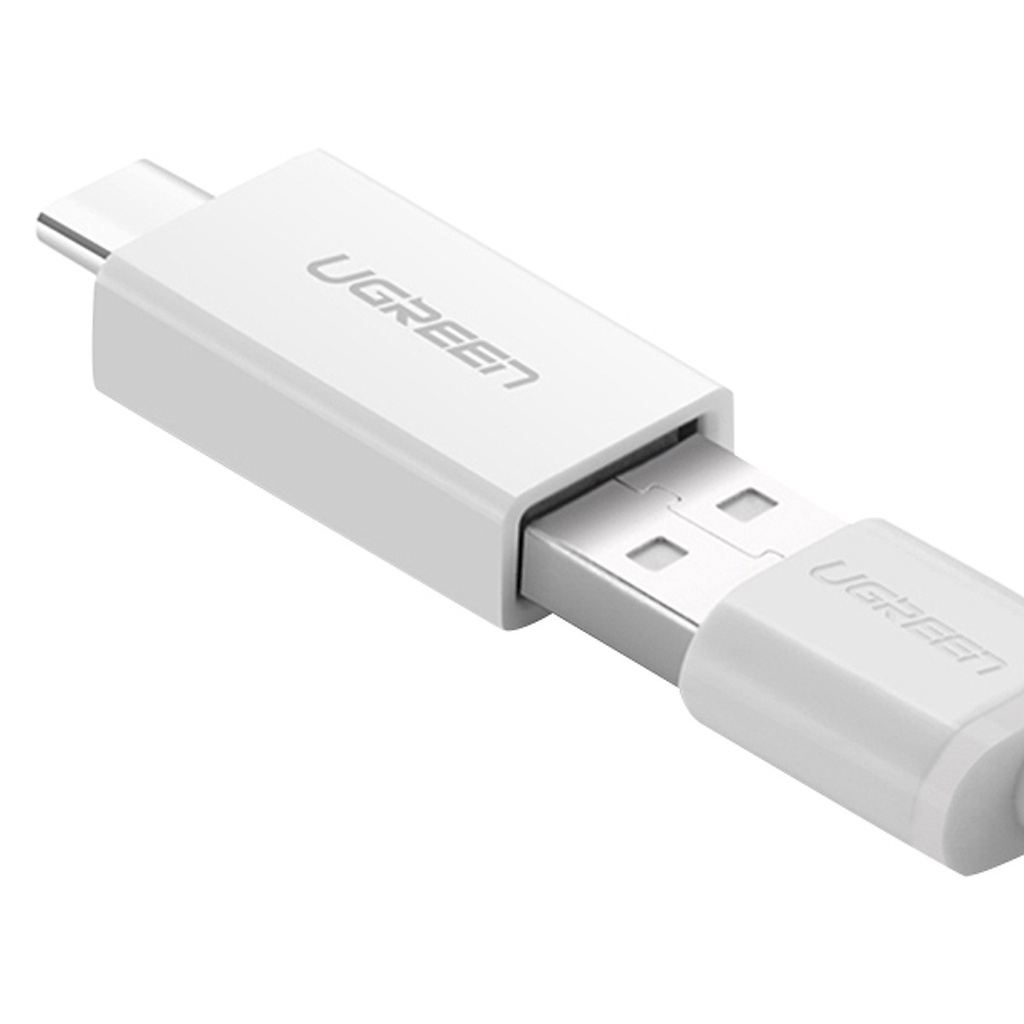 Đầu chuyển đổi Ugreen USB Type-C sang USB 3.0 30155 mạ vàng tốc độ 5Gbps