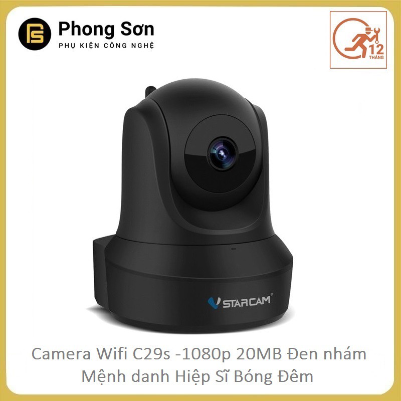 Camera Wifi IP C29s FHD 1080p Vstarcam ,Hiệp sĩ bóng đêm , Bảo hành 12 tháng | BigBuy360 - bigbuy360.vn