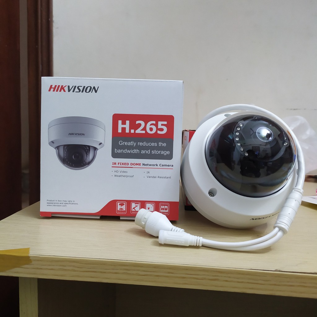 [CHINHS HÃNG] Camera IP Dome 2MP HIKVISION DS-2CD1123G0E-I(L) Hồng Ngoại lên tới 30m