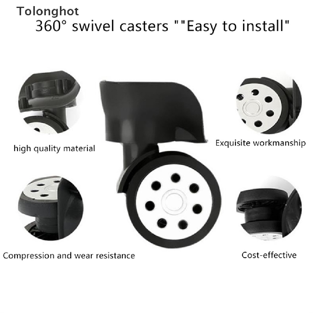 1 Cặp Vỏ Bọc Bánh Xe Vali Du Lịch Không Ồn Tiện Dụng